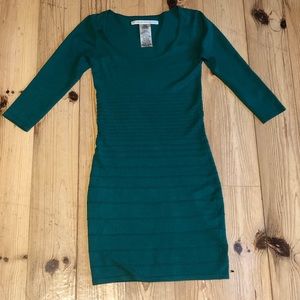 Emerald green dress